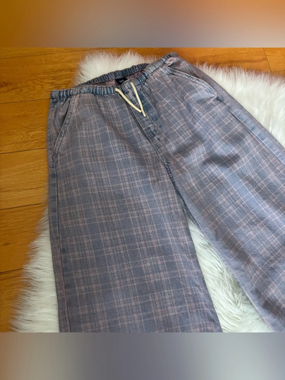 Gap Kids Pink Low Waisted Easy Baggy Jeans